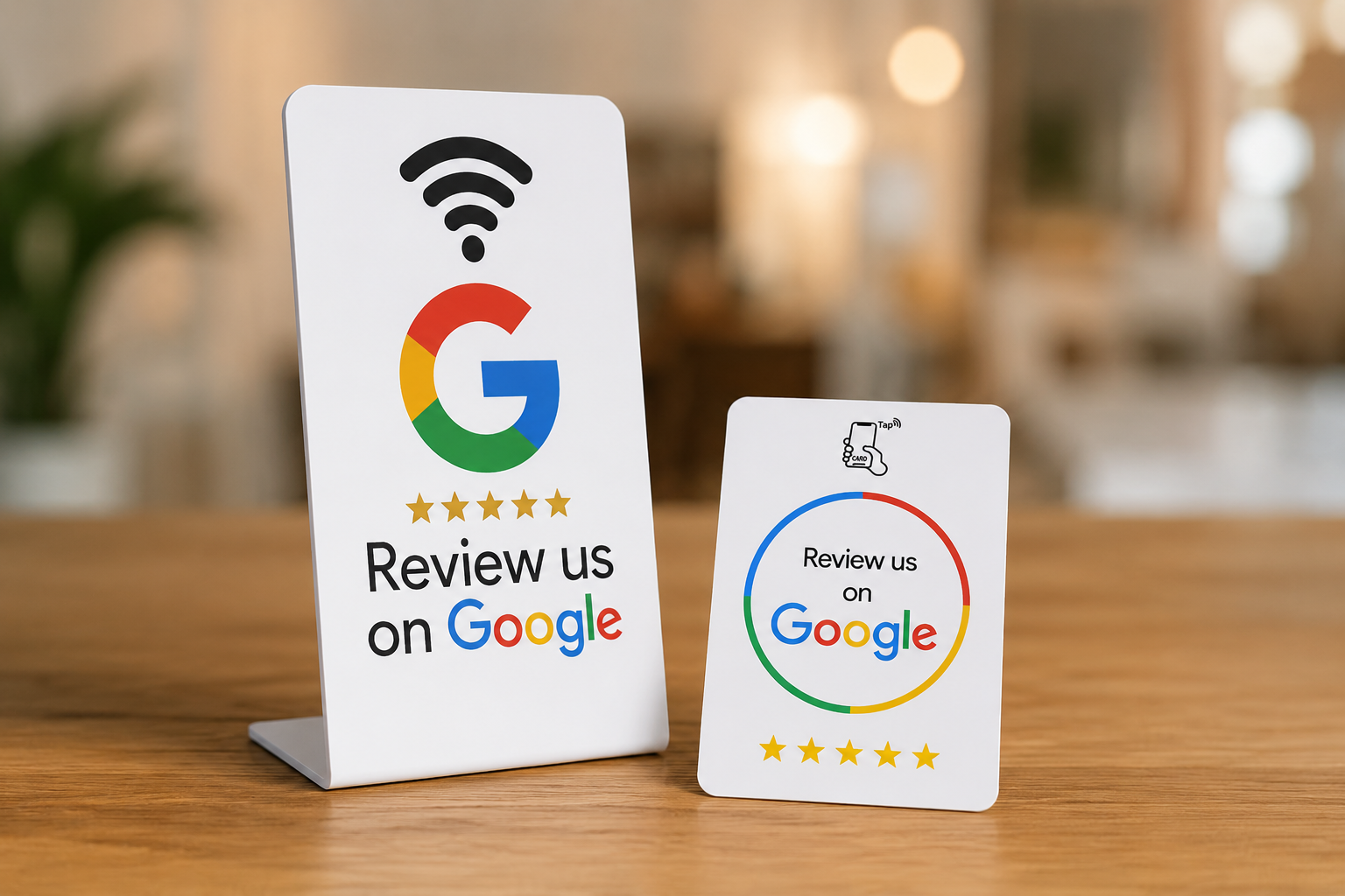 Link Tap NFC card and stand bundle preview