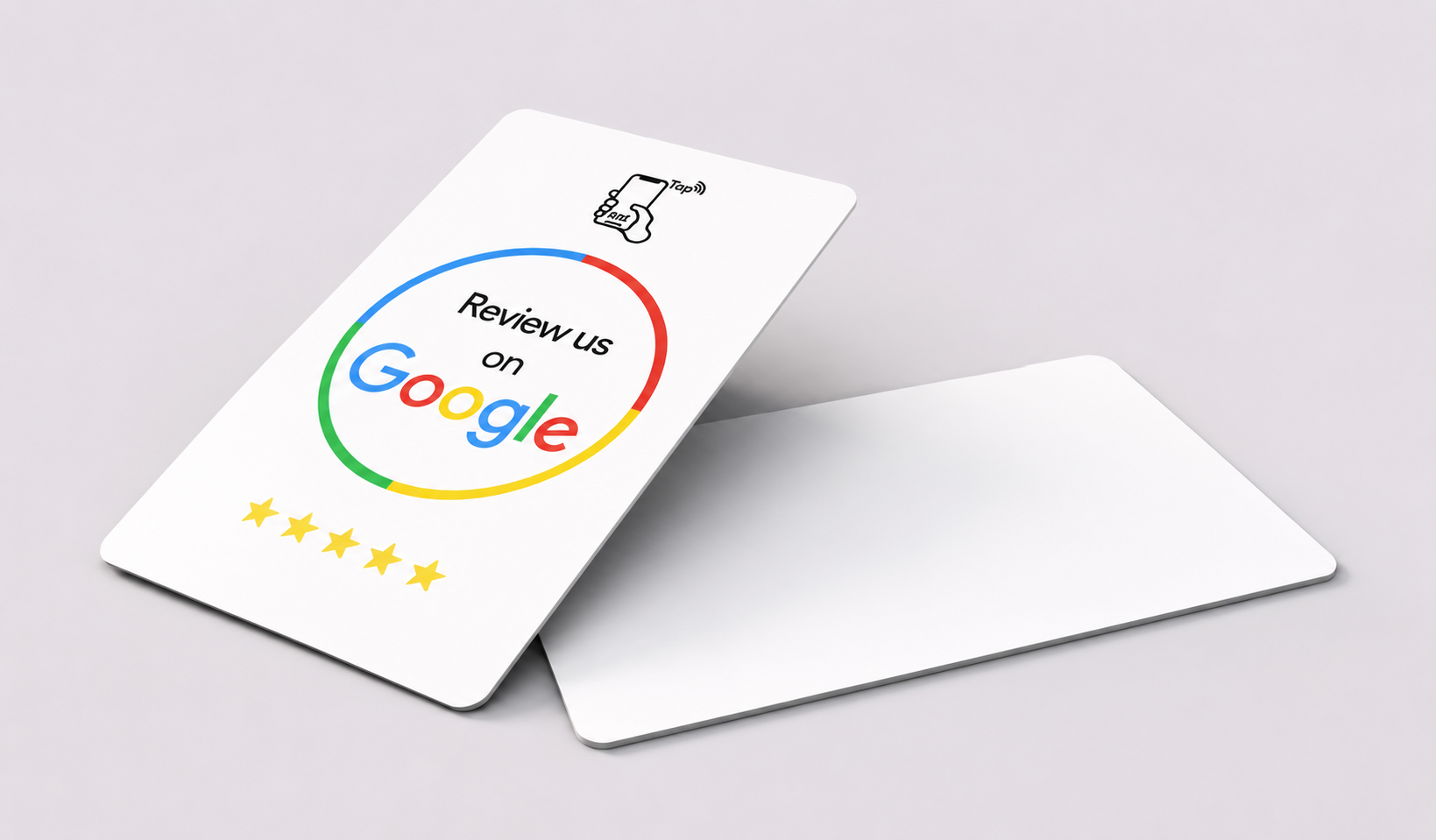 Link Tap NFC review card angled on a clean surface